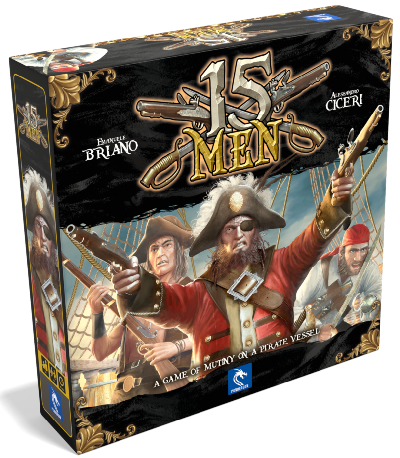 15 Men card game from Pendragon Game Studio is pirate Bang