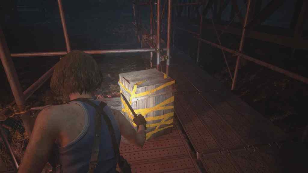 Resident Evil 3 guide 10 tips to get started beginner guide break crates with knife