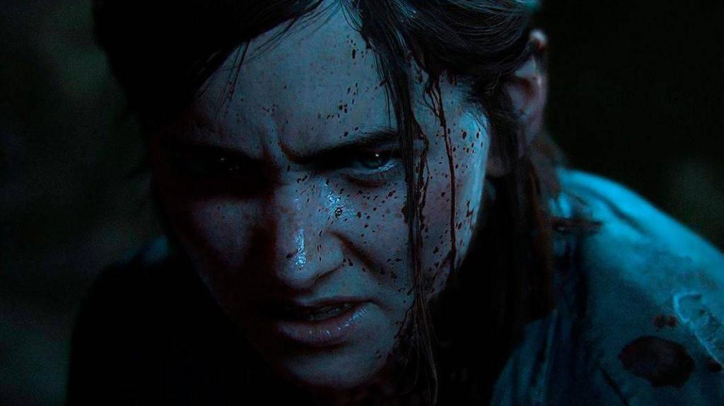 Ellie looking angry in The Last of Us Part 2.