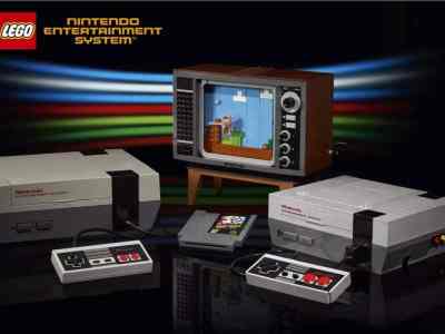 Lego Nintendo Entertainment System Lego NES $229 retro TV CRT