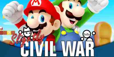 Is Luigi Better Than Mario? - Slightly Civil War Luigi Mario Yahtzee Croshaw Jack Packard Nintendo