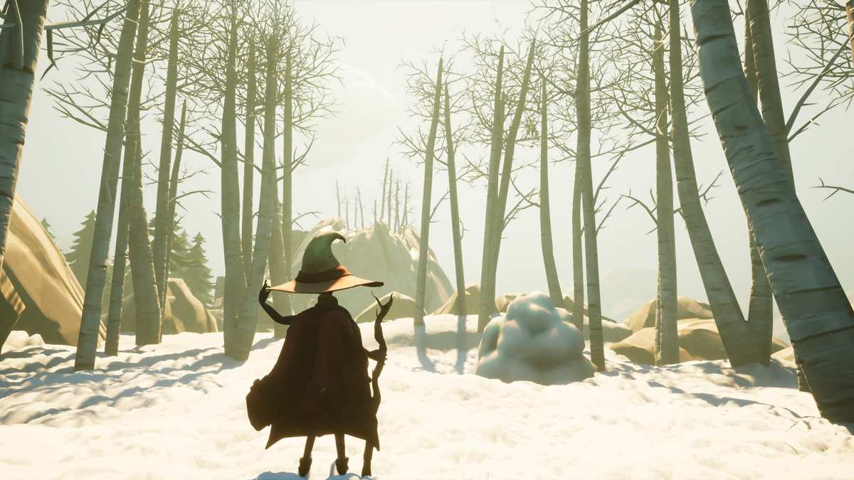 Kinoko ThunderLime serene peaceful exploration game of winter and spring free