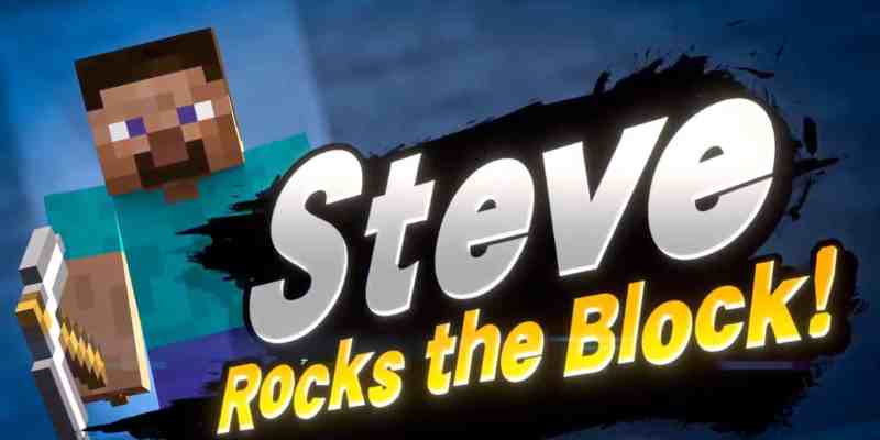 Steve, Minecraft, Super Smash Bros., Ultimate, Nintendo, trailer