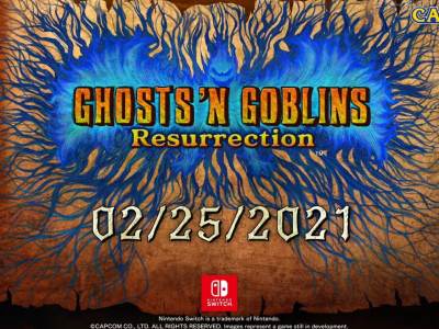 Ghost n Goblins Resurrection Nintendo Switch Capcom February release date Ghosts 'n Goblins Resurrection