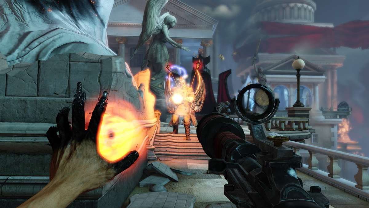 Irrational Games Ken Levine BioShock Infinite is not BioShock 3 with its messy story construction and unrewarding gameplay