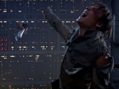 Star Wars The Empire Strikes Back Luke Skywalker hand cut off Lucasfilm audience
