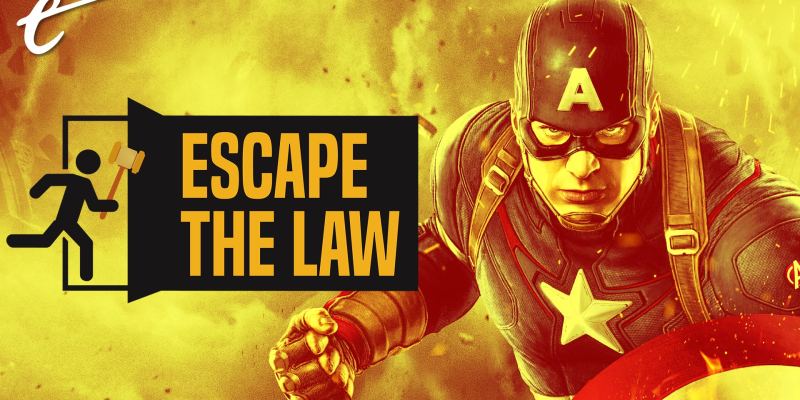 who owns captain america the government smithsonian steve rogers john walker sam wilson the falcon and the winter soldier escape from the law legal rights ownership trademark copyright shield symbol title