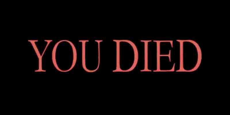 you died game over video games dark souls bloodborne demon's souls