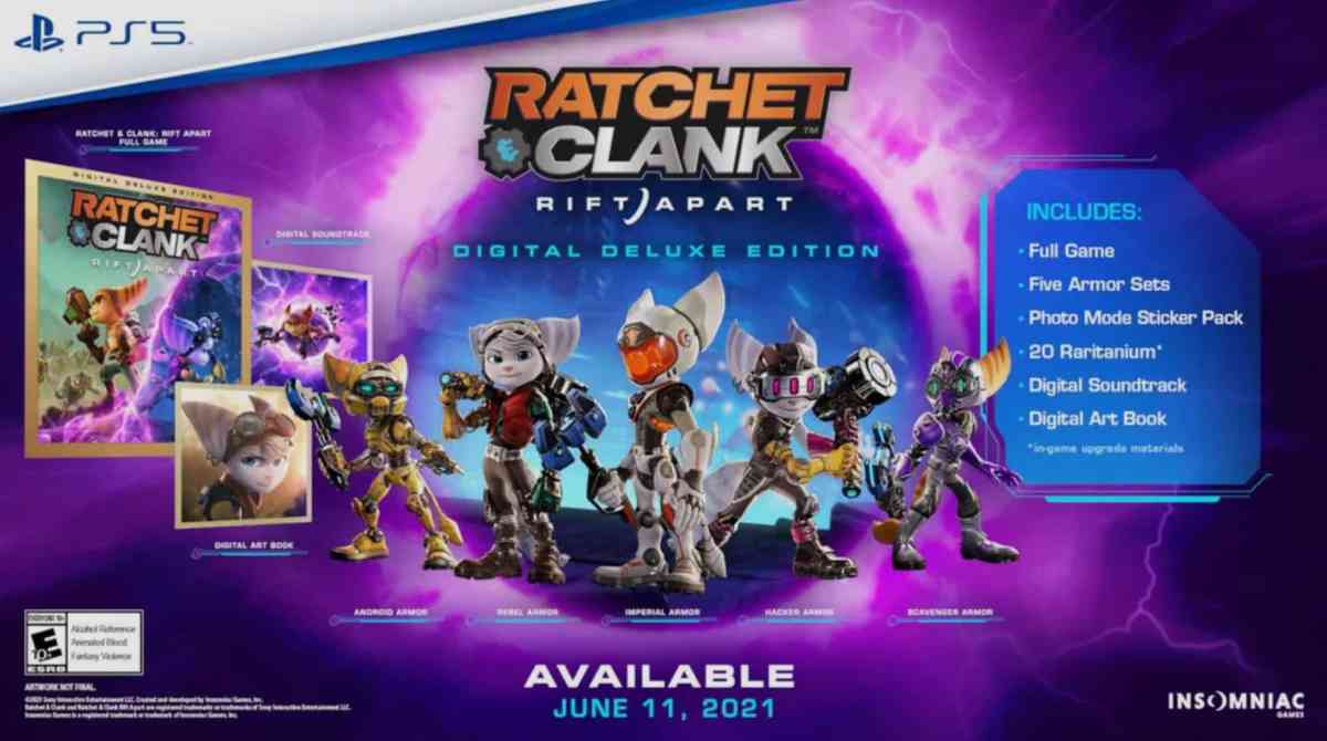 ratchet & Clank: Rift Apart, Rivet, insomniac Games, digital deluxe edition, state of play, gameplay trailer