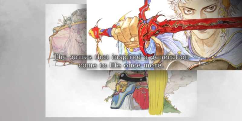 final fantasy pixel remaster trailer screenshot final fantasy i - vi collection