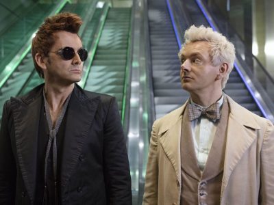 Good Omens season 2 is happening at Amazon Prime Video, & creator Neil Gaiman explains how it still incorporates ideas with Terry Pratchett.