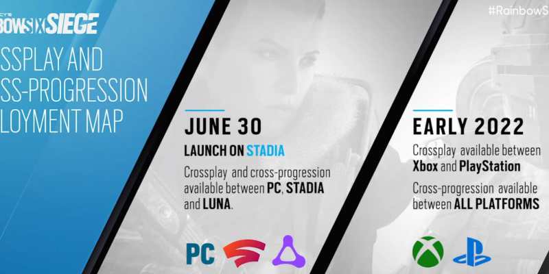 Rainbow Six Siege Cross-Play & Cross-Progression Announced for Stadia, PC, and Luna