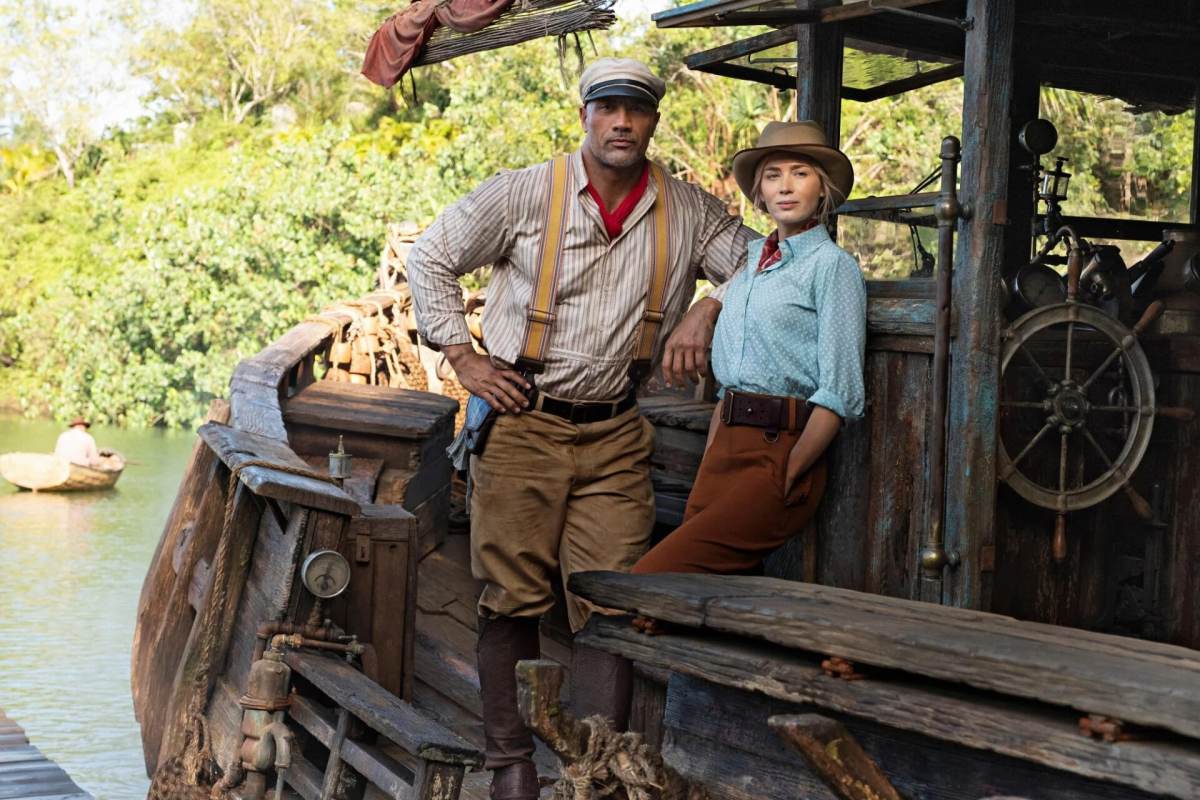 Jungle Cruise CGI computer-generated imagery, uncanny valley in lieu of on-sight location filming