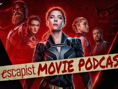 the escapist movie podcast black widow jack packard darren mooney richard newby