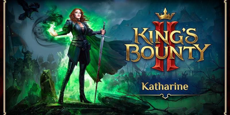 Katharine the mage snide haughty sarcastic personality makes you love her and generic medieval fantasy of Kings Bounty 2 II King's