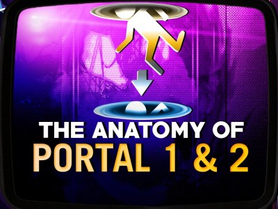 portal 1 2 anatomy game design puzzles audio narrative gameplay jm8