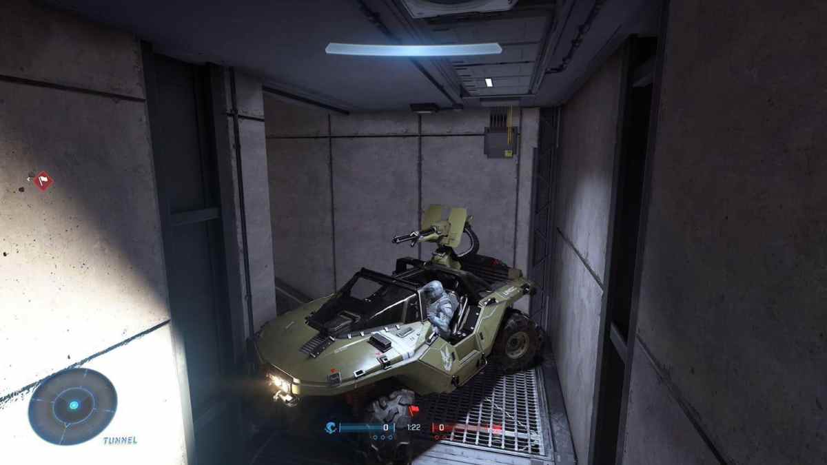 Halo Infinite Launch Site multiplayer beta troll trolling vehicles vehicle Warthog does not fit anywhere and is useless, thanks 343 Industries