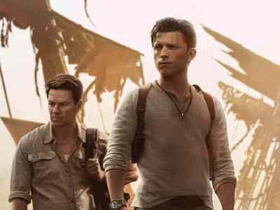 Uncharted movie second trailer 2 2nd flying pirate ships tom holland mark wahlberg