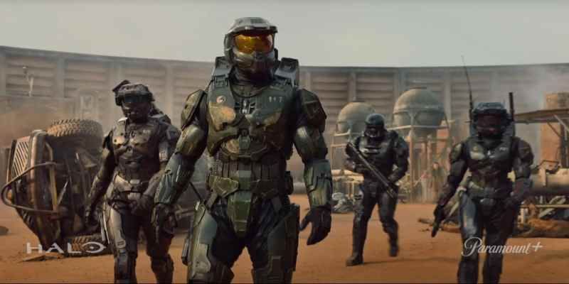 Halo TV series release date March 2022 Paramount+ official trailer