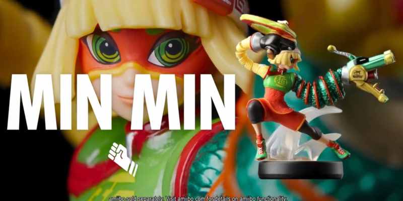 Min Min amiibo release date April 29, 2022 Arms Super Smash Bros. Ultimate Minecraft Steve Alex amiibo delay 2022 Nintendo