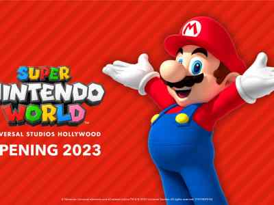 Super Nintendo World Universal Studios Hollywood opening date launch 2023