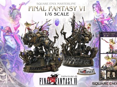 Final Fantasy VI Terra Magitek statue expensive series creator Hironobu Sakaguchi Square Enix $12,000 1,485,000 yen limited 600