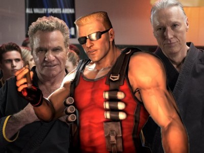 Cobra Kai creators Josh Heald, Jon Hurwitz, and Hayden Schlossberg are producing a Duke Nukem movie with Legendary Entertainment.