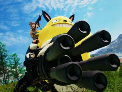 Palworld gameplay trailer June 2022 Pocketpair open-world multiplayer crafting survival game Pokémon with guns Pals slavery criminality construction farming eating.
