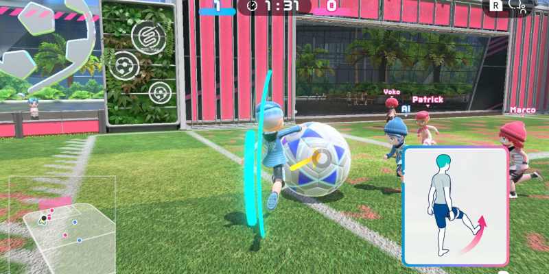 Nintendo Switch Sports update July 26, 2022 Four-on-Four and One-on-One Soccer matches Slide Attack Rocket Serve Volleyball Pro League S Rank and ∞ Rank