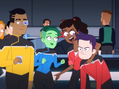 Star Trek: Lower Decks is fundamentally about work and the modern workplace, echoing The Next Generation (TNG) but having fresh things to say, unlike other recent ST like Discovery and Picard.