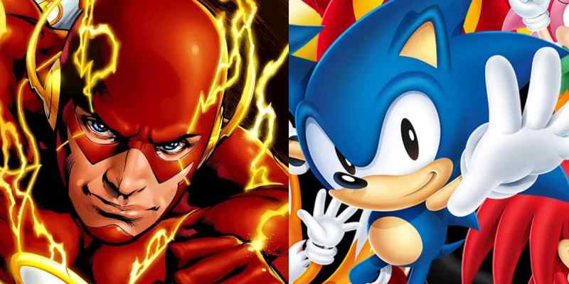 who is faster Barry Allen as the Flash in DC comics and Sonic the Hedgehog from SEGA