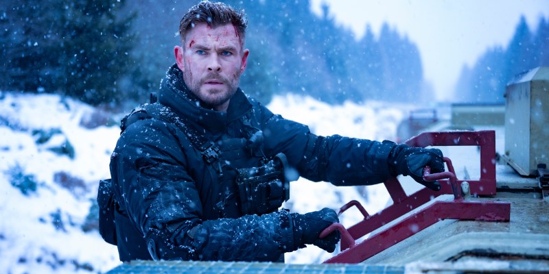 A sizzle trailer does a release date drop for many big upcoming 2023 Netflix films, including Chris Hemsworth Extraction 2 and Millie Bobby Brown Damsel.