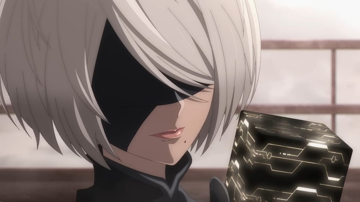 Nier: Automata Ver1.1a anime needs to justify its own existence with similarity to video game but Yoko Taro can do it with story changes and surprises, but 2D 3D CG animation combination is distracting or bad