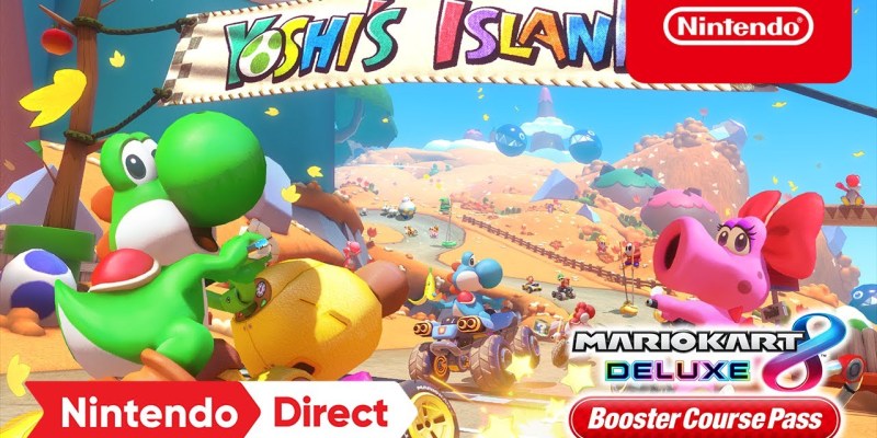 Nintendo Direct February 2023: Mario Kart 8 Deluxe Booster Course Pass Wave 4 includes Yoshi's Island as a new level and the return of playable Birdo.
