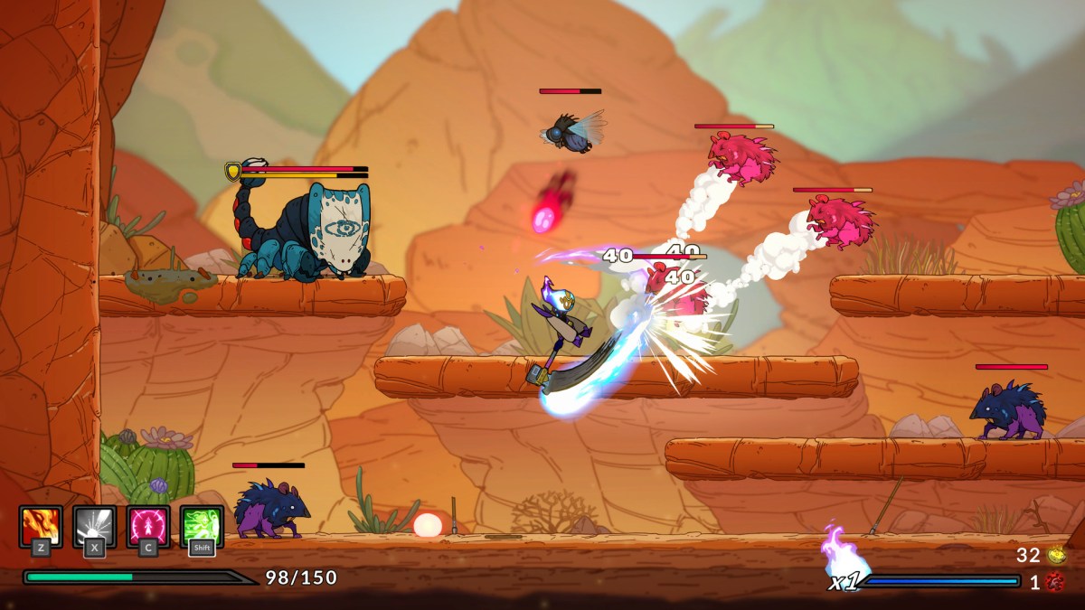 Spiritfall preview demo Steam Next Fest Gentle Giant Super Smash Bros Hades action roguelite