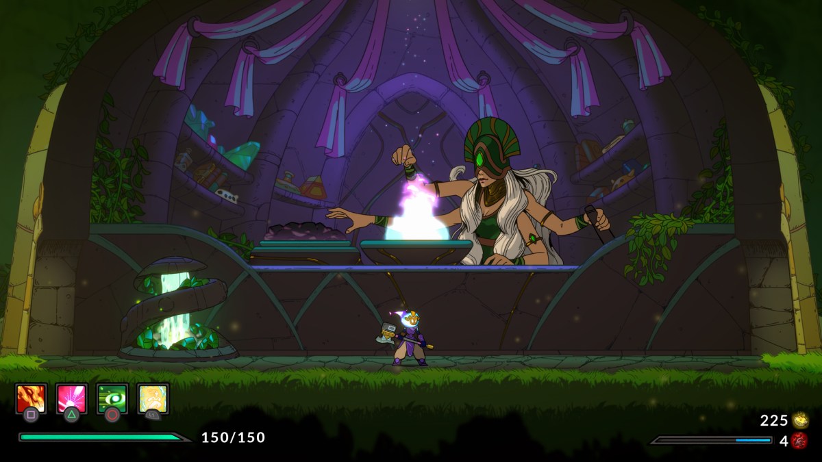 Spiritfall preview demo Steam Next Fest Gentle Giant Super Smash Bros Hades action roguelite