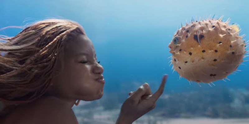 Halle Bailey as Ariel in the live-action remake of The Little Mermaid trailer 2 Wish with Ursula Eric Melissa McCarthy Jonah Hauer-King