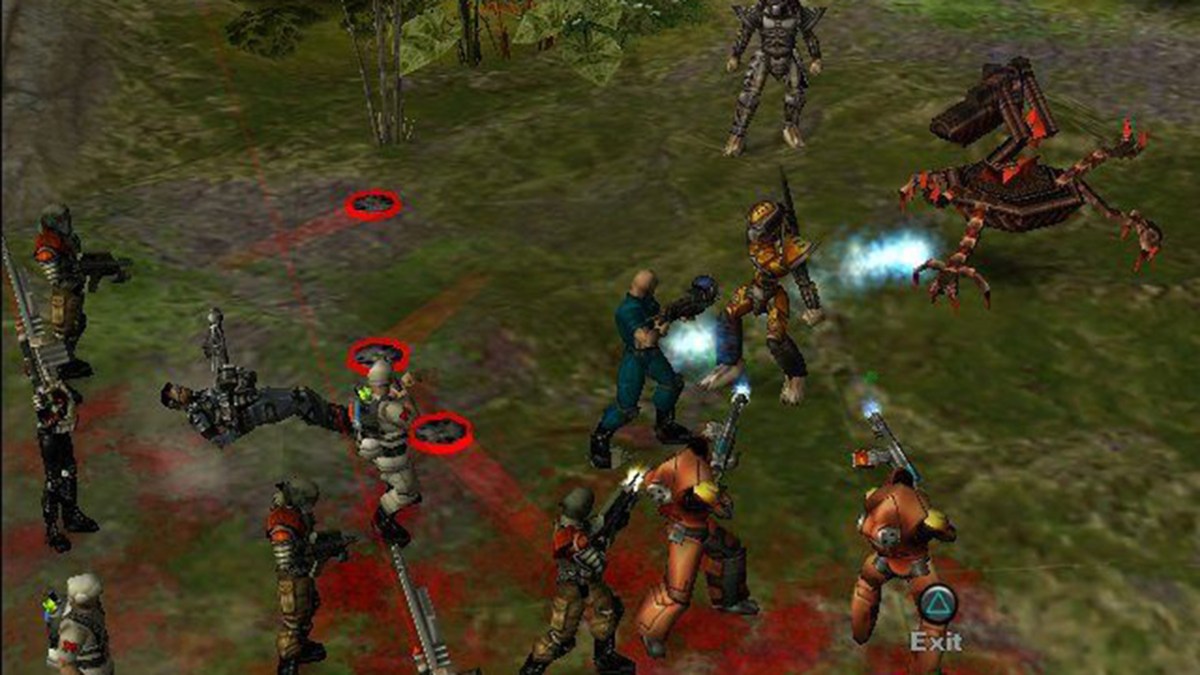 AVP vs. Aliens Versus Predator: Extinction RTS real-time strategy game PS2 Xbox Zono EA retro review