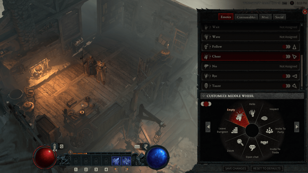Diablo 4 Beta - how to assign cheer
