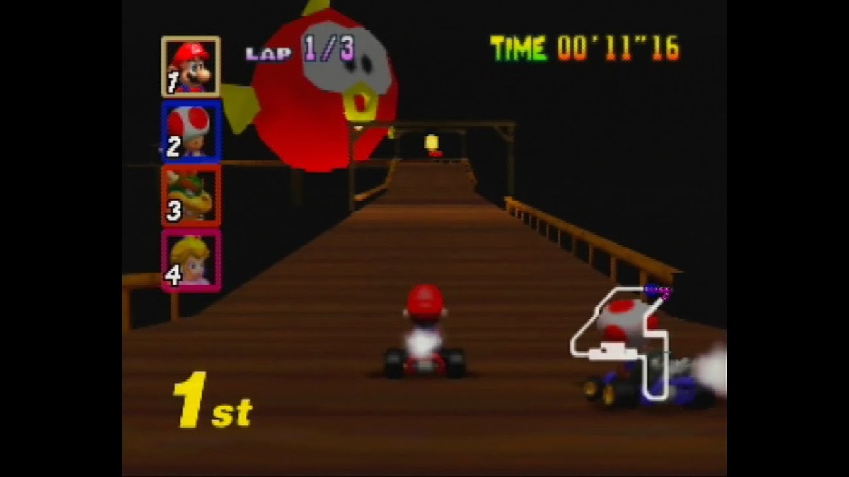 worst Mario Kart tracks Banshee Boardwalk 64