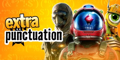 This week on Extra Punctuation, Yahtzee discusses the cycle of a bright-eyed game developer promising the moon and a million new features for its video game, only to release something much more basic and sterile, as seen in games like No Mans Sky at launch (or any game ever made by Peter Molyneux) - stop over-hyping games.