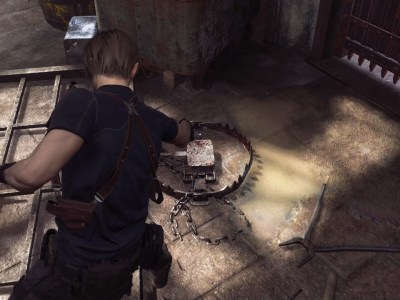 How to Disarm Traps in Resident Evil 4 Remake bear traps tripwire trap shoot stab