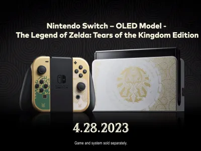 preorder The legend of zelda tears of the kingdom totk nintendo switch oled model release date april 28, 2023