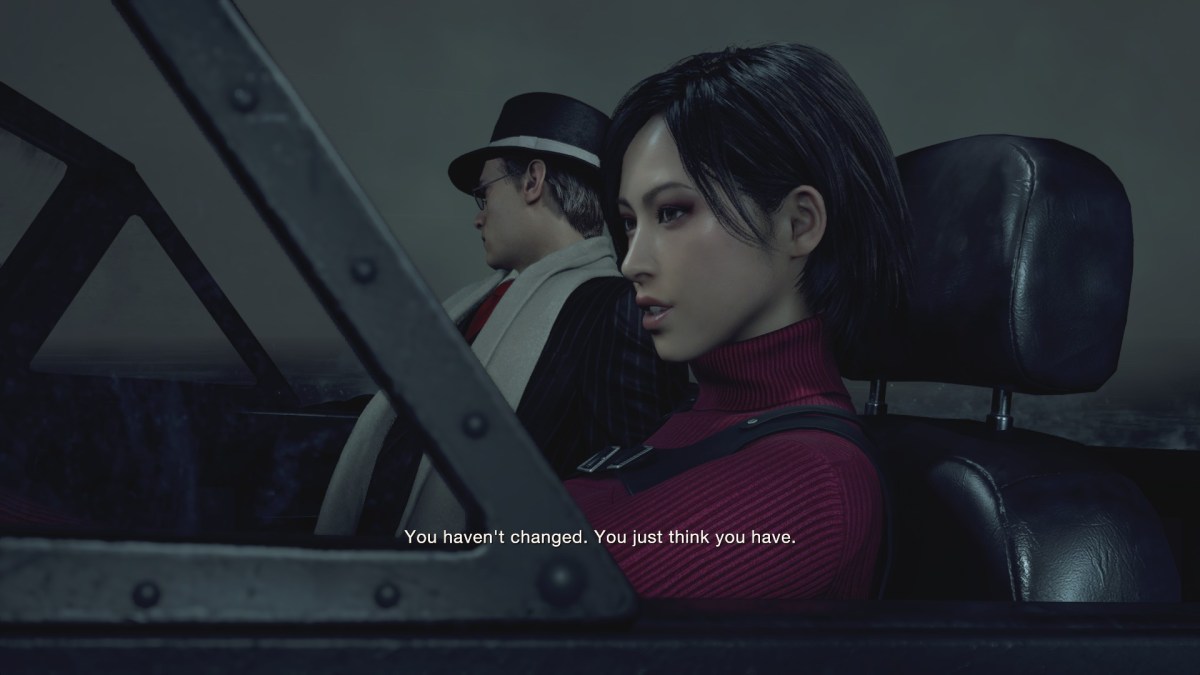 All different between the original Resident Evil 4 and the remake - Ada tells Leon he hasn't changed.