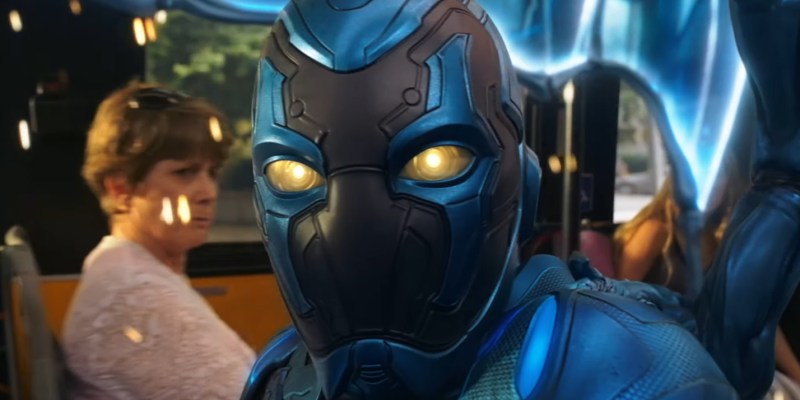 Blue Beetle trailer Xolo Maridueña DC Studios Warner Bros Angel Manuel Soto first Latino superhero movie