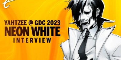 Zero Punctuation creator Yahtzee Croshaw does a GDC interview with Ben Esposito, creative director of his favorite game of 2023, Neon White.