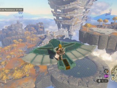 how to use control the Zonai Wing glider to glide and fly in The Legend of Zelda: Tears of the Kingdom after Gutanbac Shrine