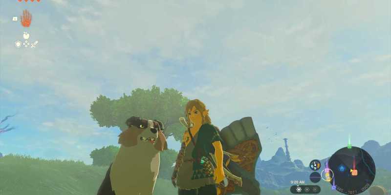 can you pet the dog this time in The Legend of Zelda: Tears of the Kingdom - answer no