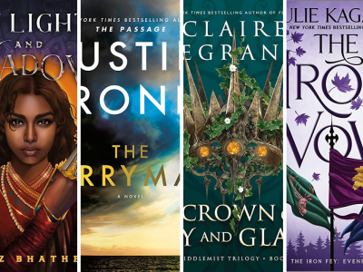 Best Fantasy Books Coming Out in May 2023 - The Ferryman - Justin Cronin A Crown of Ivy and Glass - Claire Legrand The Iron Vow - Julie Kagawa Of Light and Shadow - Tanaz Bhathena Earth Called - P.C. Cast