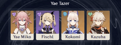 Best Yae Miko Team Comps in Genshin Impact - Tazer Team